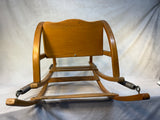 Vintage Teetertot Toddler Ricking Chair by Delphos Bending Co.