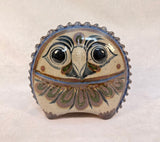 Glazed Talavera Stoneware Owl Figurine