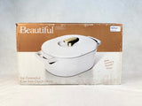 Beautiful Six Quart Enameled Cast Iron Dutch Oven