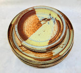 Handthrown Stoneware Pottery Plates