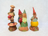 Tom Clark Gnome Figurines - Set of 3