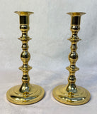 Pair of Baldwin 9 Inch Brass Candlesticks