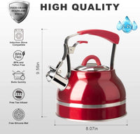 Secura Stainless Steel Whistling Tea Kettle