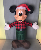 3.5 ft. LED Christmas Mickey Mouse Inflatable by Gemmy - Like New!