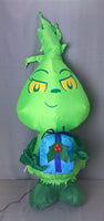 4 ft. LED Christmas Baby Grinch Inflatable - Like New!