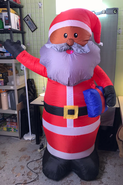 6.5 ft. LED Christmas Waving Santa Inflatable - Like New!