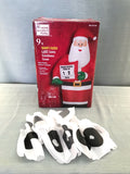 9 ft. LED Giant-Sized Santa Countdown to Christmas Inflatable by Gemmy - Like New!