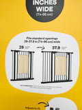 EveryYay Wood & Metal Pet Gate - Standard, 29"-37.9" Width - Brand New!