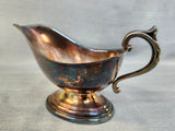 Vintage Silver Plated Gravy Boat