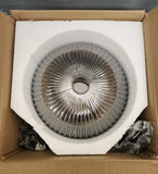 Ribbed Glass Pendant Light Fixture - New!