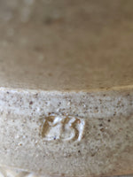 Pottery Cookie Jar with Lid