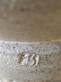 Pottery Cookie Jar with Lid