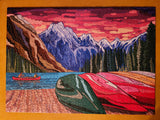 1000 Piece Sunset Paddle Puzzle by Outside Inside - Certified Complete
