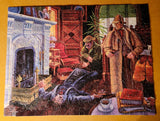 550 Piece 1997 Sherlock Holmes Mystery Puzzle: The Adventure of the Suicidal Secretary - Complete w/Booklet
