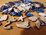 127 Piece Craft Hub Mermaid Round Wooden Puzzle - Certified Complete!