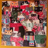 1000 Piece Wintry Cats Galison Puzzle - Certified Complete!