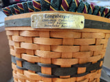 1997 Longaberger Snowflake Basket Christmas Edition