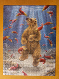 500 Piece The Swimmer Pomegranate Puzzle - Certified Complete!