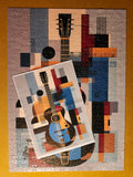 1000 Piece Modern Art Guitar Puzzle - Certified Complete!
