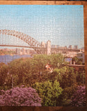 1971 Milton Bradley Magnum Sydney Harbour Bridge Australia 2000 Piece Puzzle - Certified Complete!