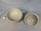 Vintage Imperial Porcelain Footed Compote Dish with Lid