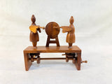 Handmade Mechanical Toy - Two Men and a Gong