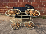 Vintage Wicker Doll Stroller with Madame Alexander Doll