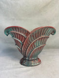 Art Deco California Double Leaf Vase