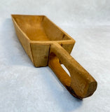 Carved Wood Grain Scoop