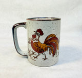 Set of 4 Rooster Mugs