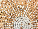 Set of 3 Hand-Woven Sisal Shallow Baskets
