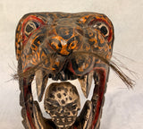 Jaguar Mask with Skull