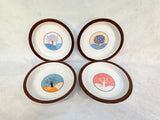 Korean Four Seasons Decorative Plates