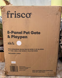 Frisco 8 Panel Pet Gate and Playpen