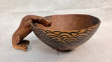Cheetah Drinking From Bowl African Art