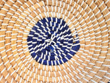Hand-Woven Two-Tone Sisal Basket