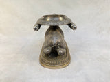 Vintage Silver-Plated Camel Figurine Candle Holder