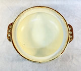 Large Glazed Stoneware Casserole Dish