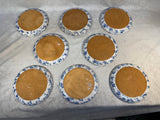Bybee Blue and White Spongeware Pottery Set