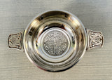 Silver Plated Qualch with Celtic Knot Design