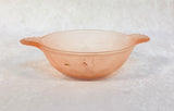 Hocking Mayfair Open Rose Frosted Pink Serving Set