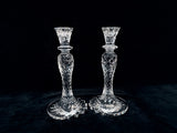Pair of Waterford Crystal Sea Jewel Candlesticks