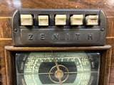 Vintage Zenith Table Radio AM/Shortwave Model 6S527 - For Parts