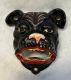 Vintage Cast Iron Buldog Bottle Opener