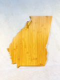 State of Georgia Bamboo Cutting Board