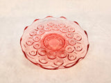 L E Smith Pink Tidbit Tray