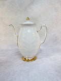 Aynsley Golden Crocus Bone China Tes Set for 5
