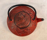 Japanese Style Cast Iron Teapot with Warmer Base