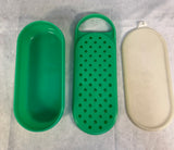Tupperware Jadeite Green Food Keepers - Set of 3