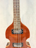 Custom Made Mini Hollow Body Bass Guitar - Left-Handed